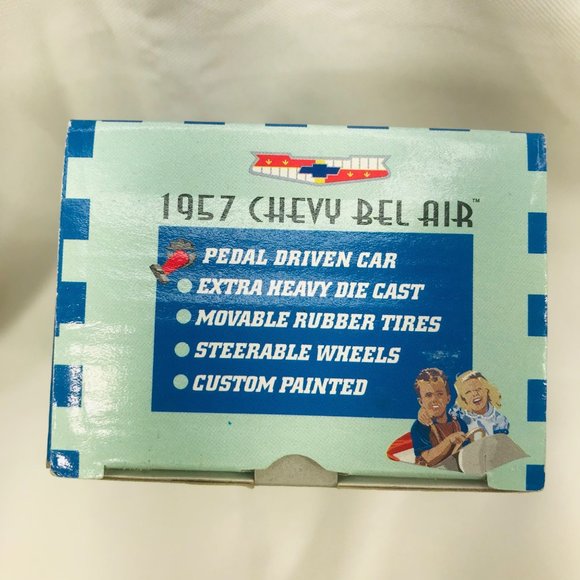 Gearbox 1997 Vintage 1957 Chevy Bel Air Convertible Serial #05361 Pedal Car New - Picture 6 of 10